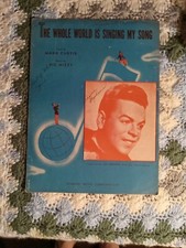 1946 The Whole World Is Singing My Song Music Sheet