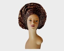 Brown with touch of gold Nigerian Autogele.