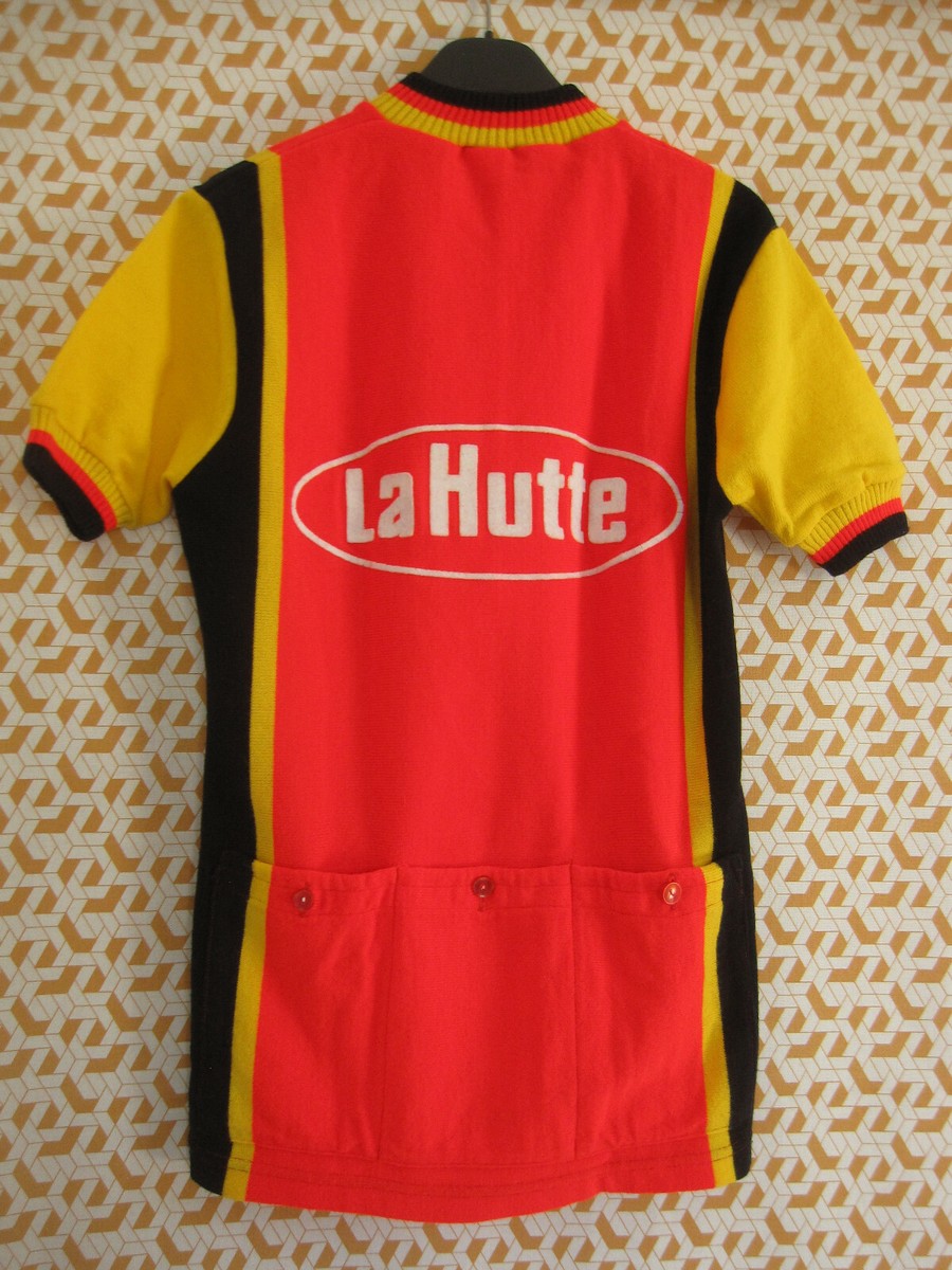 Maillot Cycliste Vintage Intersport / Tricots Du Rocher - Acrylique, Années 80, Taille 2/S