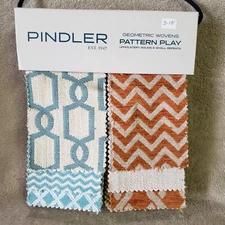 Pindler and Pindler Pattern Play Fabric Sample Book 50+pcs Various Sizes
