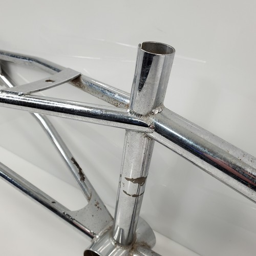 Rare Vintage 1980 Panda Super Mini Pro-Am BMX Racing Frame Chrome 20" USA - Picture 12 of 15