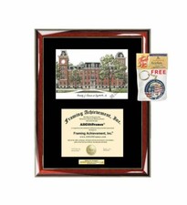 AllGiftFrames University of Arkansas Diploma Frame Lithograph Degree Graduation 