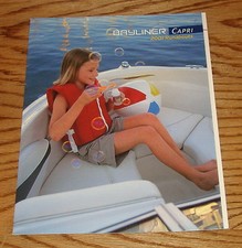 Original 2001 Bayliner Capri Sales Brochure 01 Cuddy Bowrider 
