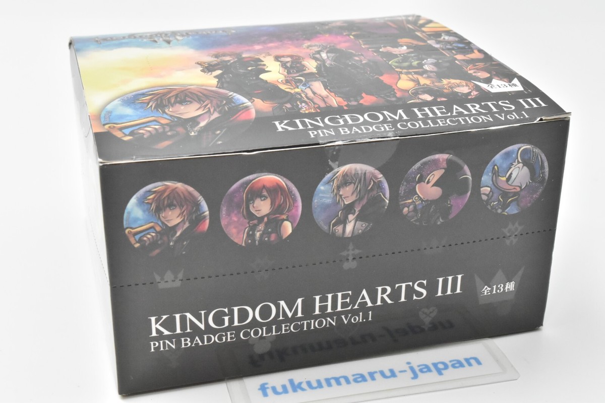 Kingdom Hearts III tin badge Collection Vol.1 SQUARE ENIX 13 types