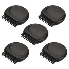 5pcs Mini Golf Club Brush Portable Pocket Dust Groove Cleaner Black