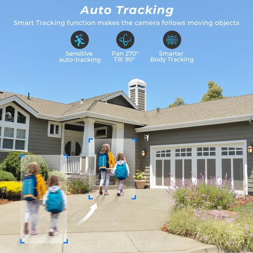 AUßEN ÜBERWACHUNGSKAMERA 8MP 4K WLAN WIFI IP NETZWERK CAMERA PTZ Auto-Tracking - Bild 10 von 16