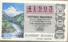 KOMPLETTES JAHR 1978. 50 ZEHNTEL DER NATIONALEN LOTTERIE NAT&Uuml;RLICHE RESSOURCEN.