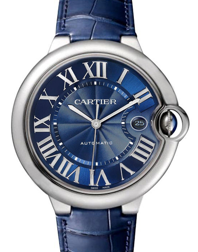Cartier Ballon Bleu Blue Men's Watch 