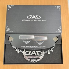 Garson D.a.d White Crystal Luxury Mirror Necklace Dad Vip Jdm