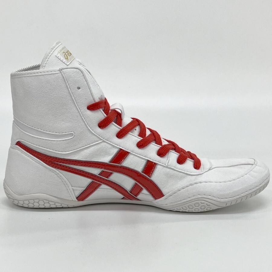 ASICS Wrestling Boxing Shoes EX-EO (TWR900) White x White x Red x