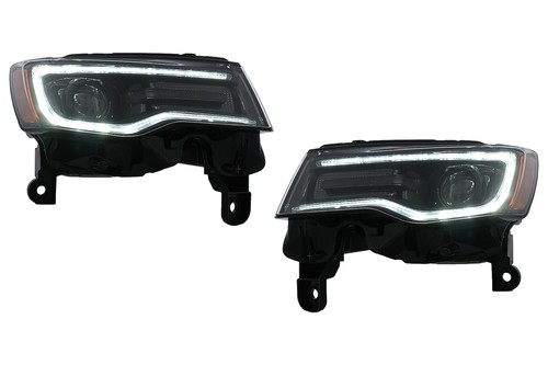 Fari LED per Jeep Grand Cherokee IV WK2 Facelift 2014-2020 Luci Svolta Dinamiche - Imagen 11 de 12