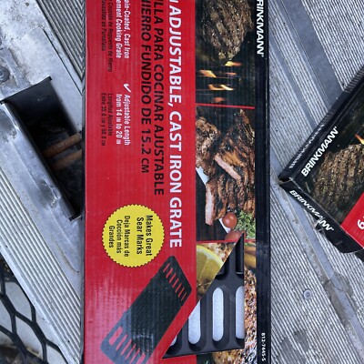 Brinkmann 812-7445-S Adjustable 6'' Porcelain-Coated Cast Iron Cooking Grate BBQ