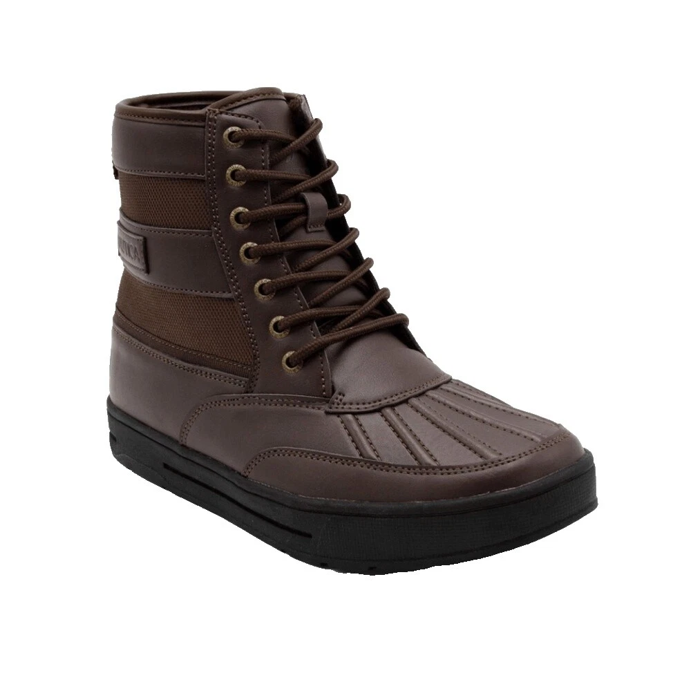 Резиновые утепленные ботинки для мужчин