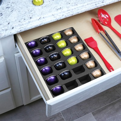 Coffee Capsule Drawer Organizer Tray 