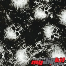 Hydrographics Film Hydro Dipping Water Transfer Print Film LL-713 Flaming Skulls