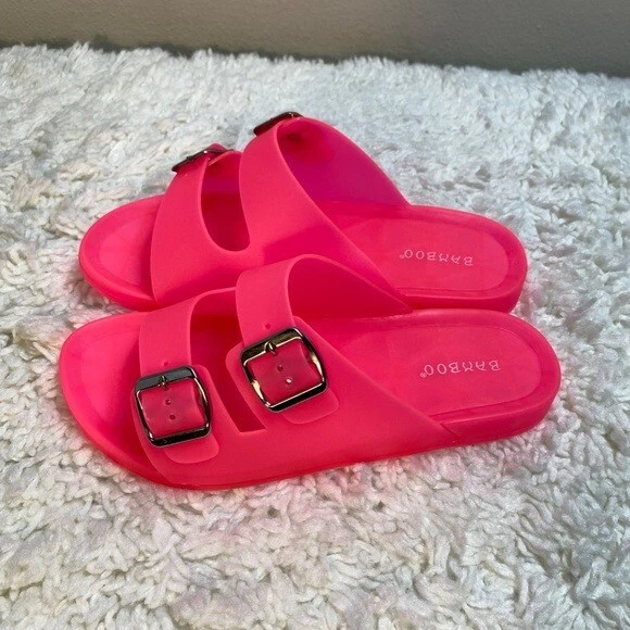 Bamboo double store strap sandals