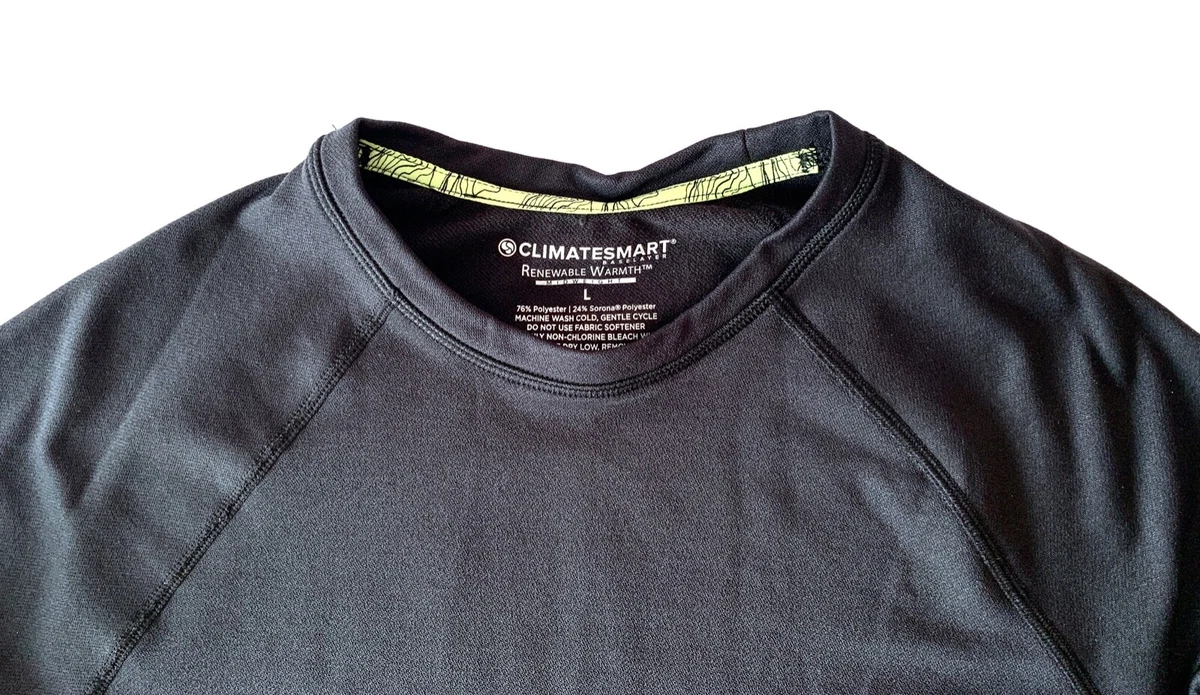 Cuddl Duds Climate smart Midweight Performance Base Layer Shirt Size L NWOT