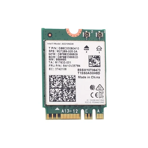 Intel WiFi 6E AX210NGW M.2 WiFi Card 802.11ax wifi Bluetooth 5.2 for Win 10/11 - Picture 4 of 7