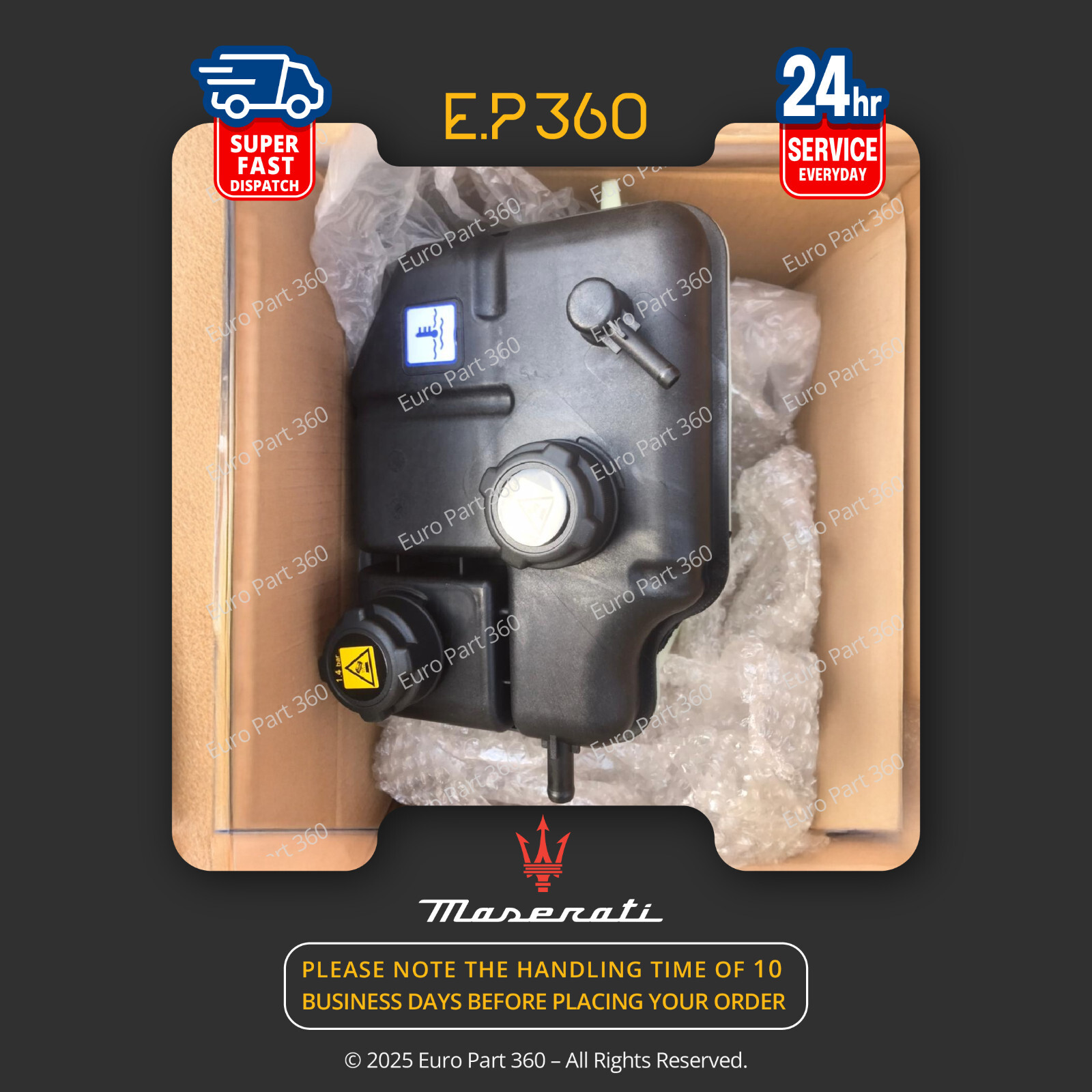 MASERATI GHIBLI LEVANTE QUATTROPORTE COOLANT EXPANSION TANK
