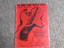The Song From Moulin Rouge Where is Your Heart Sheet Music - 1953