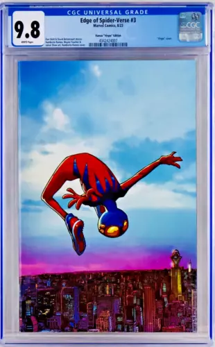 Edge of Spider-Verse #3 CGC 9.8 Humberto Ramos "Virgin" Variant 2023 NM/MT