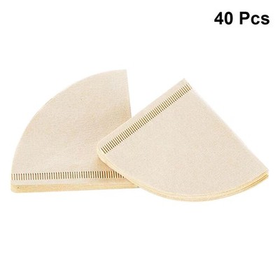  40 Stück Kaffeefilterpapier Konische Kaffeefilter Handtropfenfilterpapier für
