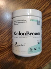 Colon Broom Dietary Supplement Strawberry Flavor 60 Servings Exp 10/2025 Sealed