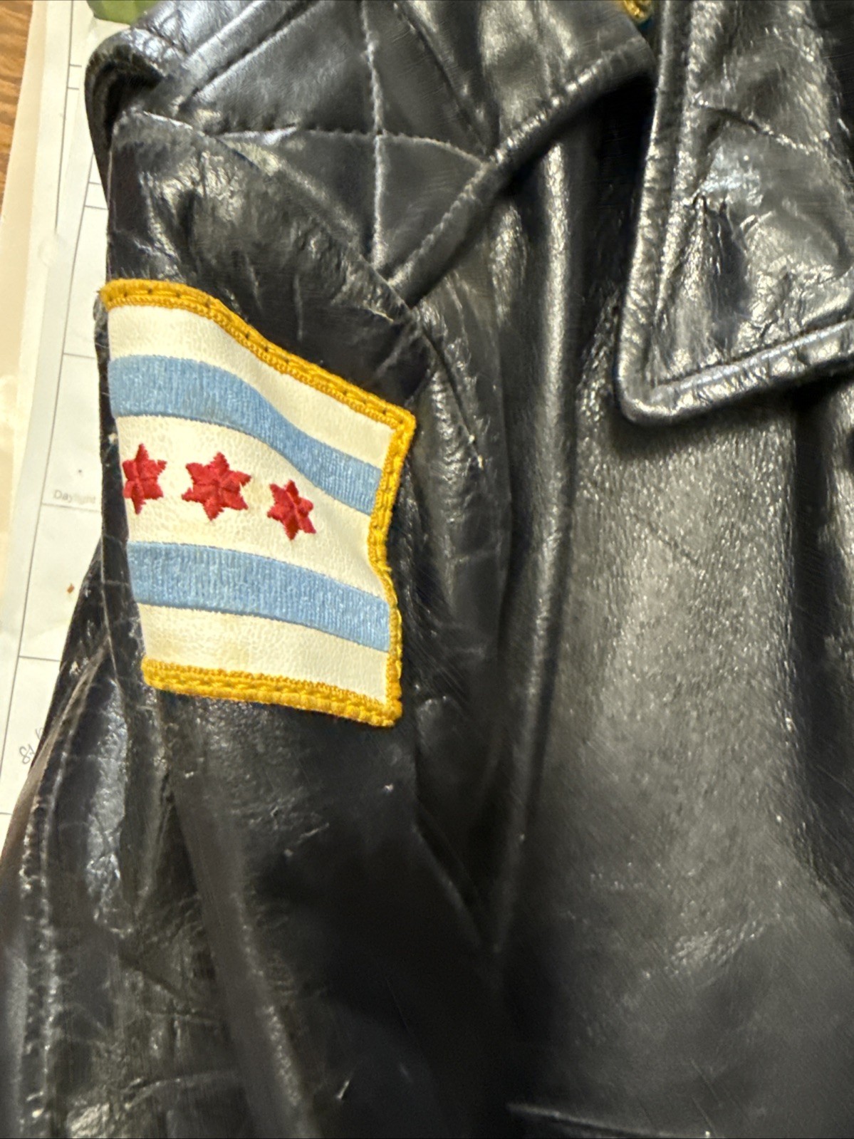 Chicago Police Vintage Leather Jacket By U.S Male By empire Of Chicago image 6