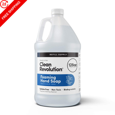 Clean Revolution Fragrance Free Foaming 128 Fl Oz (Pack of 1),