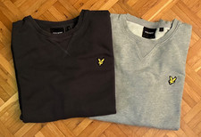 Lyle & Scott 2x Sweatshirt/Pullover, hellgrau und dunkelgrau XL Top!