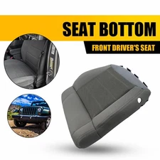 Car Front Driver Side Bottom Cloth Seat Cover For 2007-2010 Jeep Wrangler Sahara