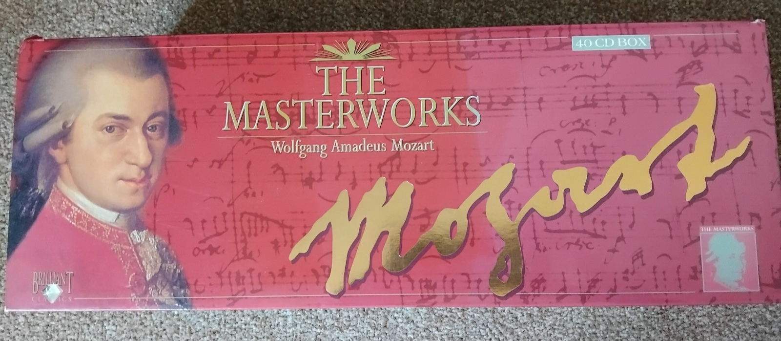 The Masterworks Wolfgang Amadeus Mozart Classical 40 CD Boxset