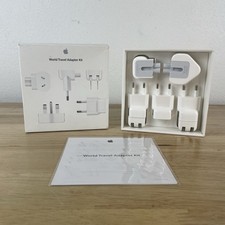 NOB Apple World Travel Adapter Kit MD837ZM/A White OEM Genuine NEW OPEN BOX