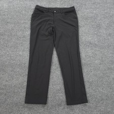Lululemon Pants Mens 34x30 Black ABC Classic 5 Pocket Chino Golf Performance