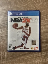 NBA 2K21 (PS4, 2020) – Complete w/ Case & Disc – Tested & Clean – Lillard Cover