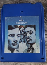 UFO "Obsession" 8 Track Tape Tested & Serviced w/ New Foil Splice, Foam Pad