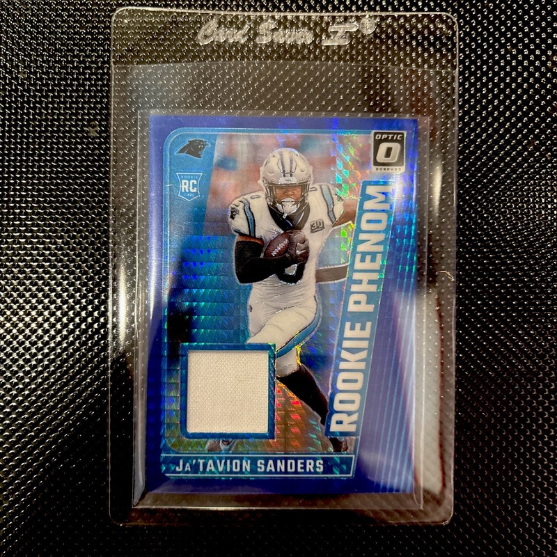 2024 Donruss Optic - Rookie Phenom - Ja'Tavion Sanders Blue Hyper RPB-JSS RC