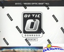 2019 Donruss Optic Baseball Sealed JUMBO FAT PACK Box-192 Cards-GREEN PARALLEL 