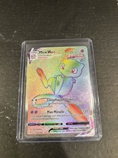 Pokemon Mew VMAX Full Art Card Segreta Rara Arcobaleno Fusion Strike 268/264