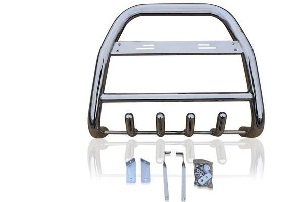 Bull Bar Abnehmbar FüR Ford Ranger 2006-2012 60Mm Edelstahl Chrom-image