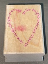 Hero Arts Heart Of Words Rubber Stamp C3323