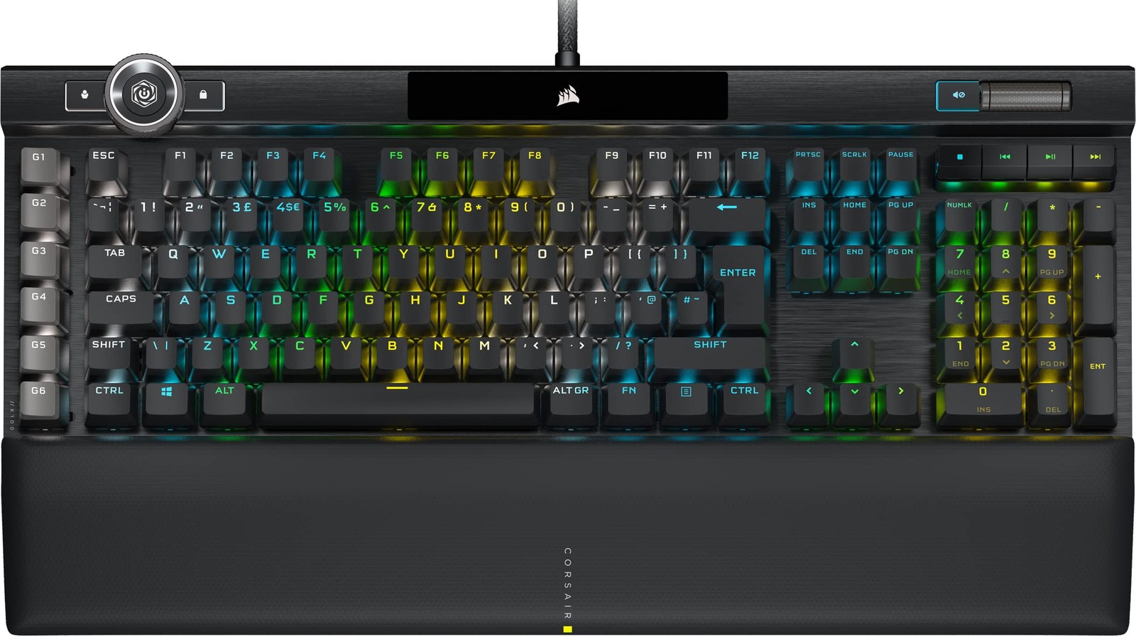 Corsair K100 Rgb Keyboard Usb Qwerty Uk English Black - Image 2