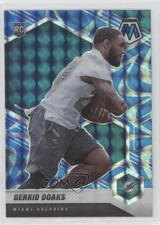 2021 Panini Mosaic Rookies Reactive Blue Mosaic Prizm Gerrid Doaks #373 1my2