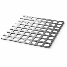 Alu Lochblech Quadrat QG10-15 Stärke 1,5mm Zuschnitt nach Maß Gitter Aluminium