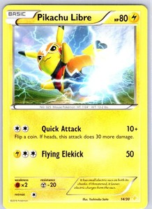 how rare is pikachu libre card PSA 10 LIBRE-HOLO JAPANESE XY PROMO Buy this amazing trading card from our collection Pikachu Libre (14 14/30 XY