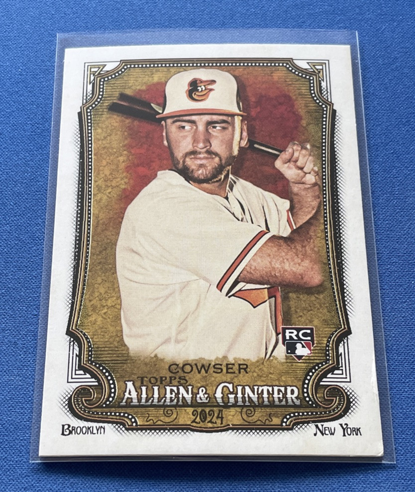 2024 Topps Allen & Ginter #28 Colton Cowser RC Baltimore Orioles