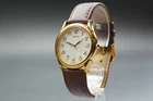 Vintage 1991 N MINT SEIKO 7N01-7140 Gold Black Quartz Mens Watch From JAPAN