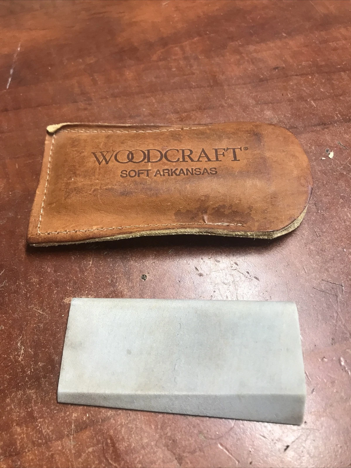 Used Woodcraft Sharpening Stone Grindstone for Kitchen Knives Scissors Tools