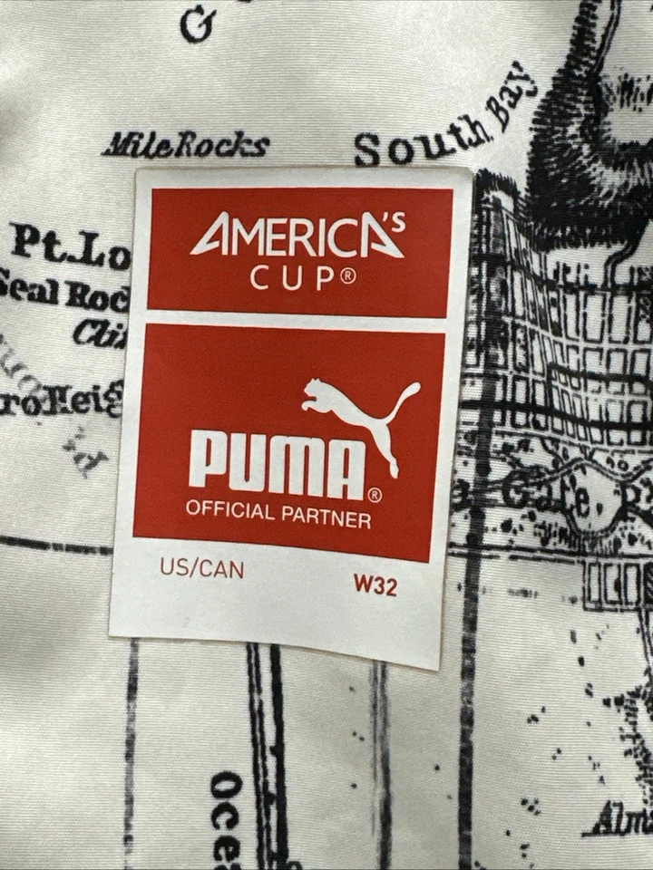 Puma Board Shorts Para Hombre 32 Copa América Serie Mundial Negro Bolsillos Carga Foto 2 de 4