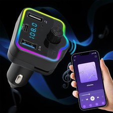 Bluetooth Car FM Transmitter MP3 Player Hands free Radio Adapter Kit USB Charger
